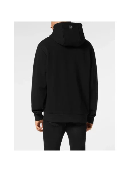 Bluza z kapturem Philipp Plein z kapturem czarna