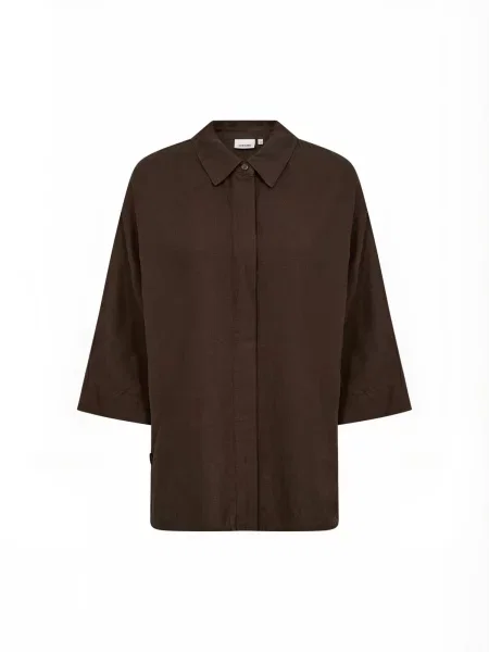 Wasabi Concept Tricou WA-CORINNA închis maro