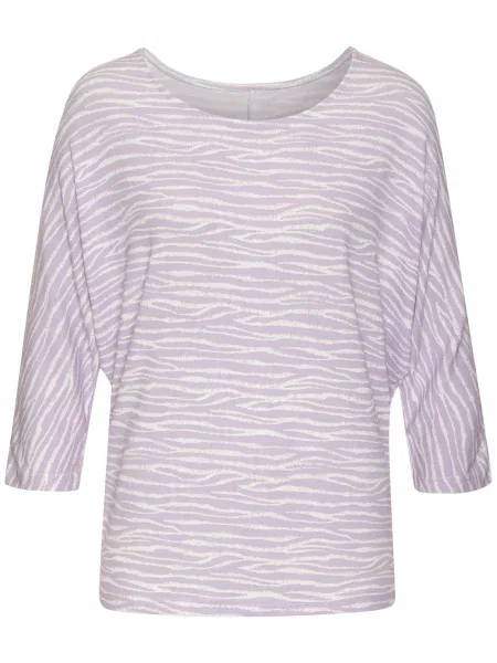 LASCANA Majica majnica / off-bela bela