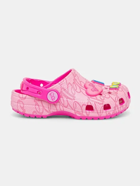 Детские шлепанцы Crocs розовые