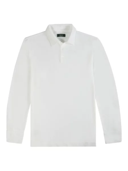 Polo Zanone alb