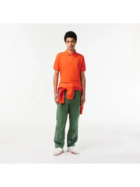 Lacoste Koszulka Polo Oryginał Petit Piqué żółta