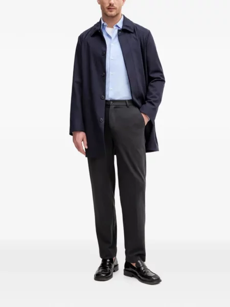 Gulerat palton Trussardi albastru