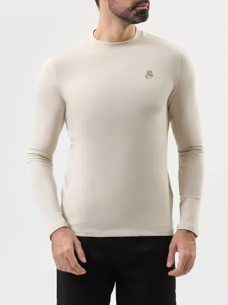 Лонгслив Karl Lagerfeld бежевый