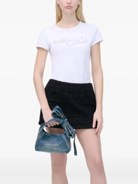 Geantă Marc Jacobs cu funde albastru