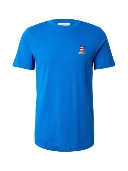 Lindbergh Póló Christmas kék / barna / piros fehér