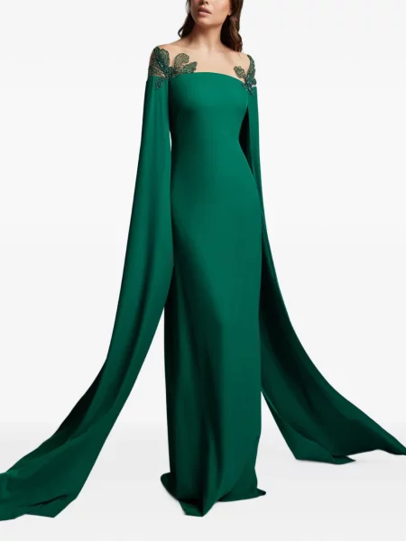 Rochie maxi Cristallini verde