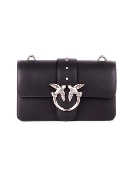 PINKO Geantă de umăr LOVE ONE MINI' negru