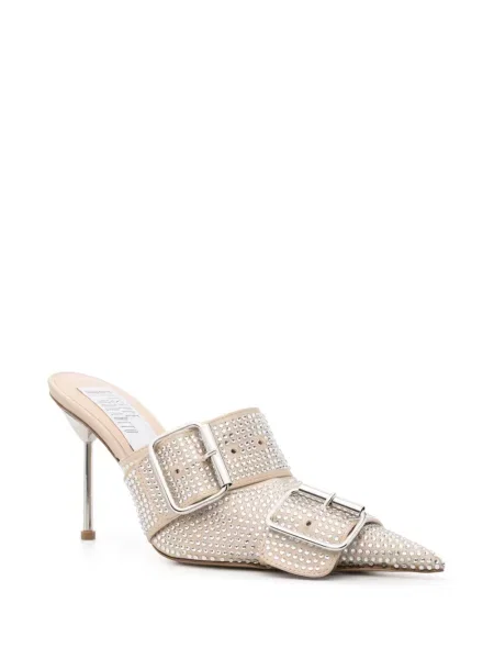 Papuci tip mules Giuseppe Di Morabito de cristal