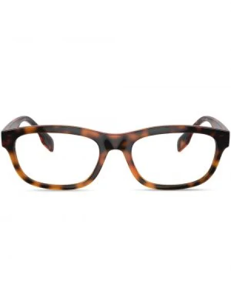 Ochelari de soare dreptunghiulari Burberry Eyewear cu imagine maro
