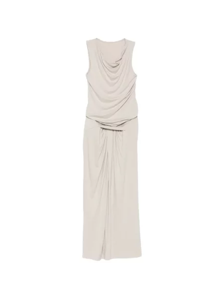 Rochie maxi Entire Studios fără mâneci drapată