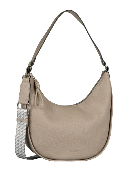 TOM TAILOR Geantă de umăr Tatiana taupe gri