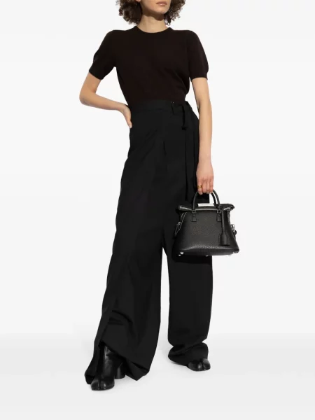 Tricou Maison Margiela de lână maro