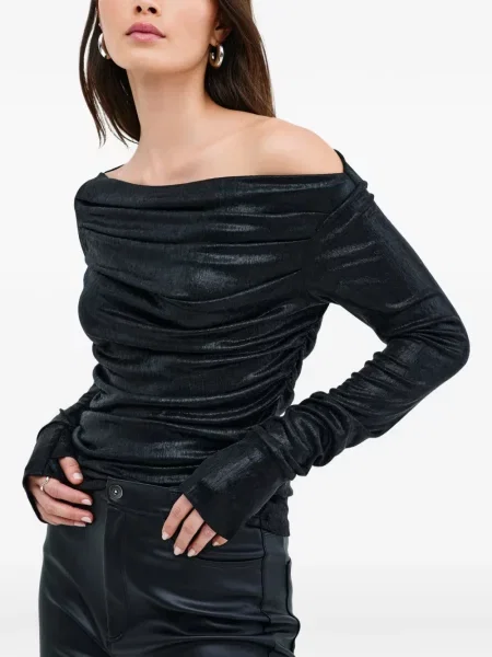 Top Marcella lung negru