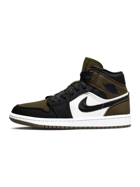 Sneakersy Jordan Air Jordan 1 zamszowe zielone