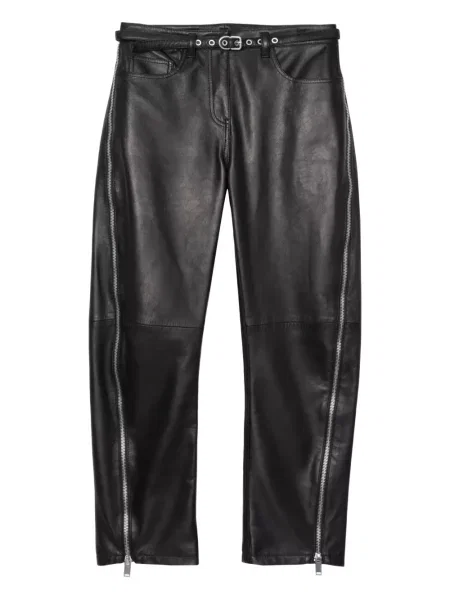 Pantaloni 3.1 Phillip Lim din piele negru