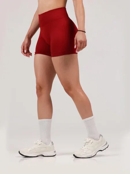 Neverover Pantaloni sport Hue Shorts' roșu