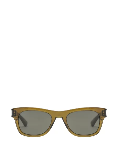 Kvadratne sunčane naočale Saint Laurent smeđa