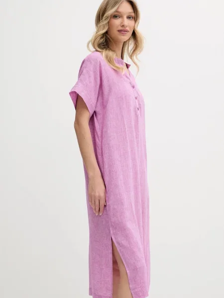 Dkny koszula nocna fioletowy