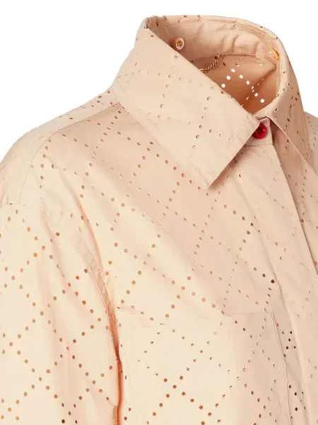 Lung cămașă Fendi cu broderie