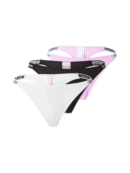 Juicy Couture Tangice sliva / črna bela