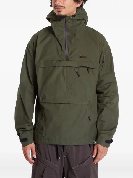 Суичър с качулка Tilak зелено