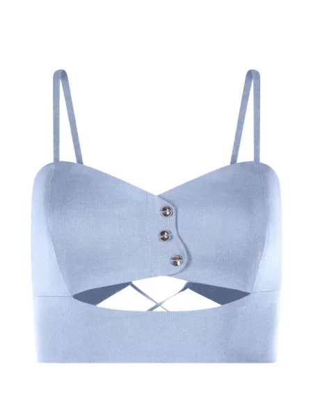 Top Mia Peculiar albastru