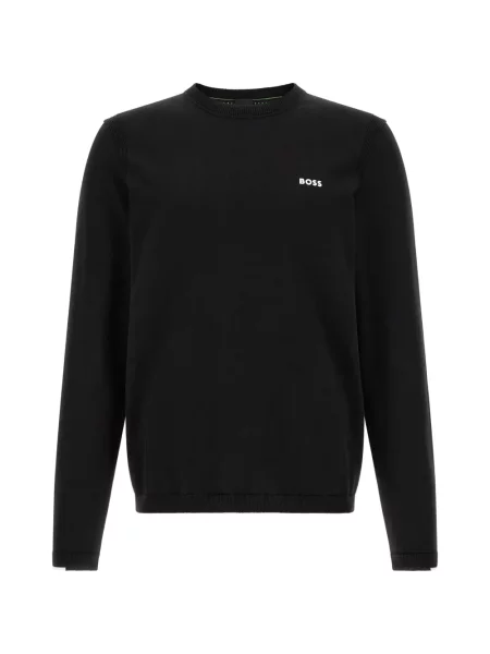 Tricou Boss cu autograf negru