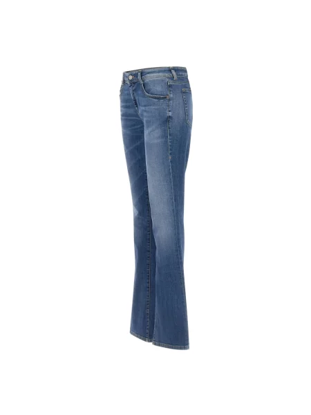 Diesel Jeansy Kobieta Bootcut Flared Jeansy niebieski