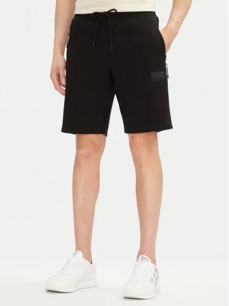 Emporio Armani Pantaloni scurți sport negru
