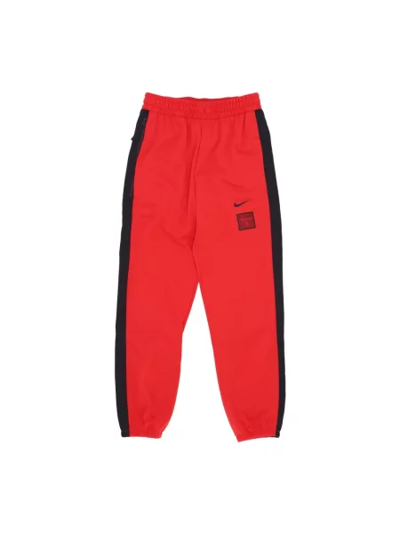 Spodnie dresowe Nike polarowe czerwone
