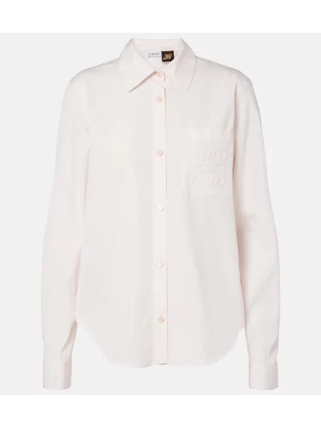Cămașă Loewe din poplin roz