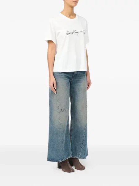 Tricou Mm6 Maison Margiela cu imagine alb