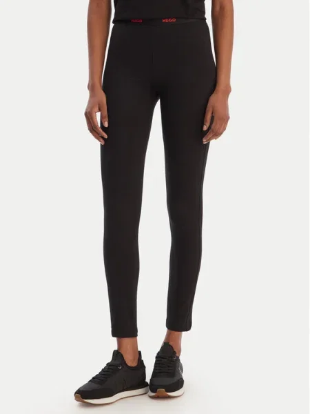 HUGO Leggings fekete