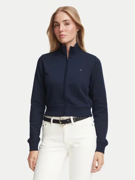 Tommy Jeans Hanorac Flag Bleumarin