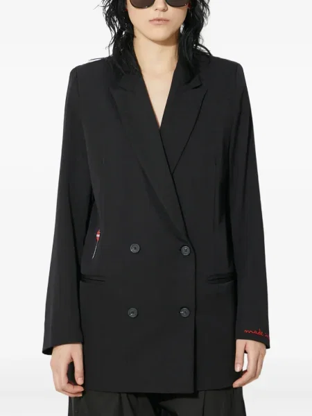 Sacou Fiorucci cu broderie negru