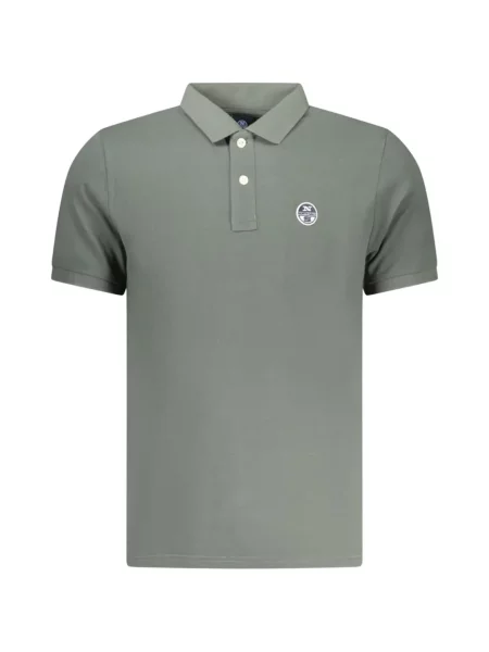 Tricou polo North Sails cu autograf verde