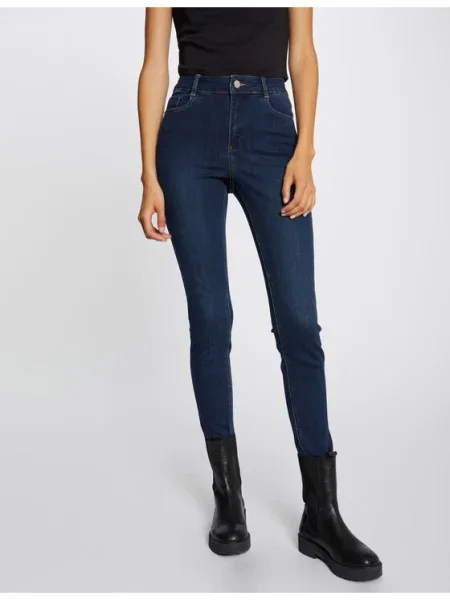 Morgan Blugi Bleumarin Skinny Fit