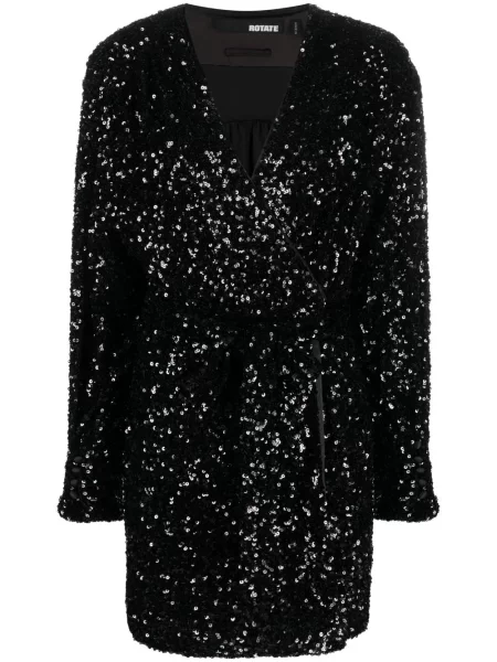 Rochie Rotate cu paiete negru