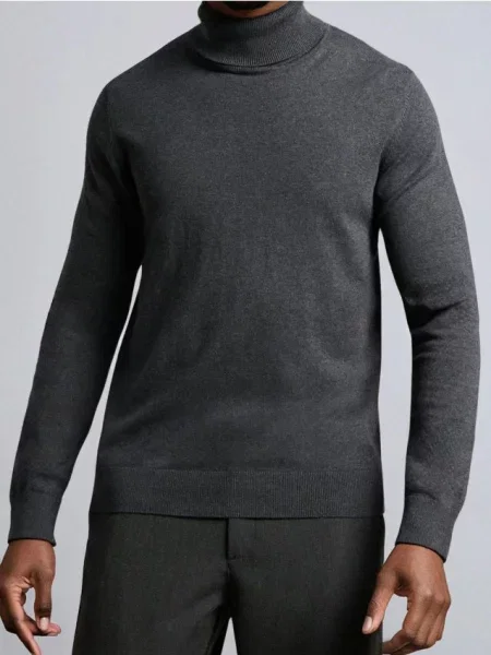 Sinsay Klasyczny golf szary