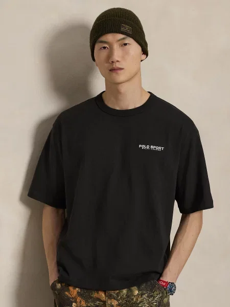 Polo Ralph Lauren Tričko čierna biela