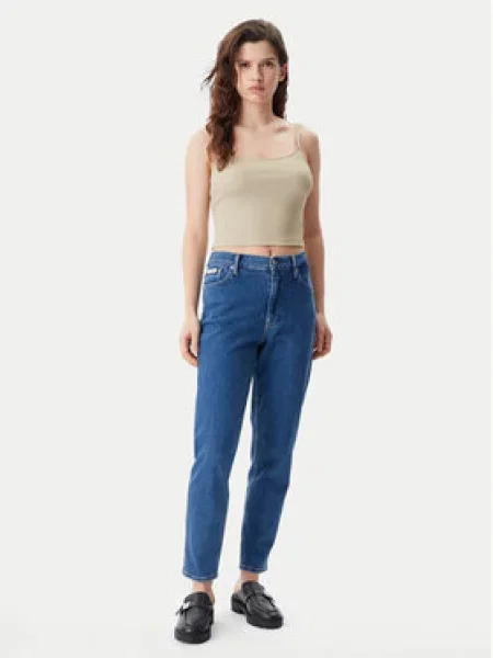 Top Calvin Klein Jeans béžový