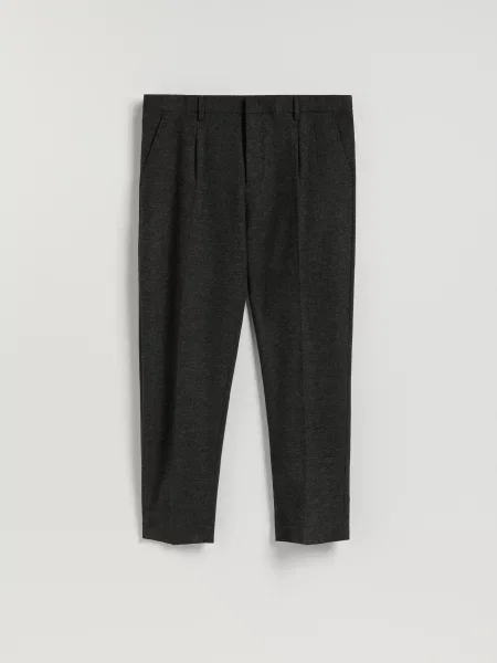 Шерстяные брюки Reserved серые