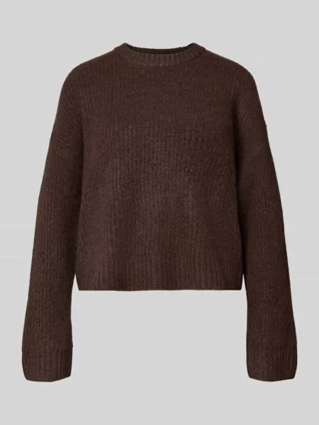 Sweter dzianinowy z okrągłym dekoltem model SIGGA DIVERSE' Jjxx