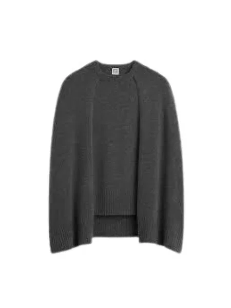 Sweter Toteme z kaszmiru szary