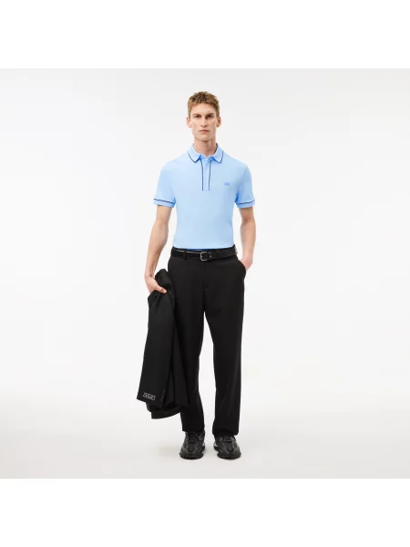 Поло Lacoste черное