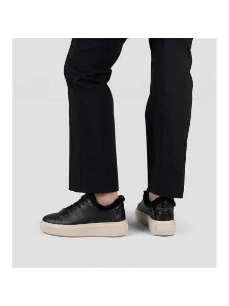 Sneakersy Alexander Smith skórzane czarne