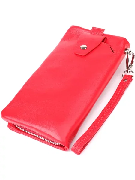 ST Leather Accessories Гаманець Шкіра червоний