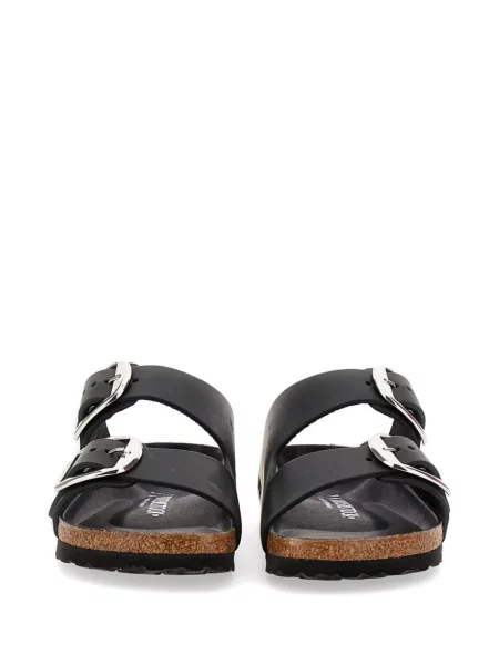Sandale Birkenstock bez pete sa kopčom crna