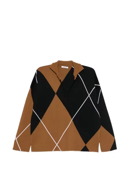 Pulover Max Mara cu model argyle negru